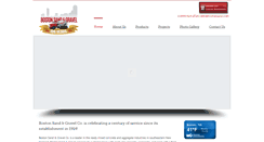 Desktop Screenshot of bostonsand.com